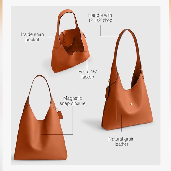 Coach Large Brooklyn 39 SB (Toffee) - Picture 3 of 10